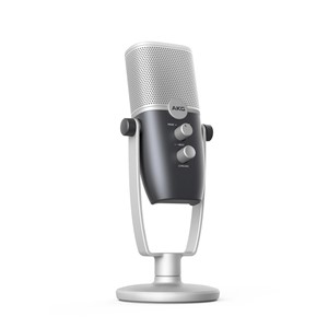AKG Ara - professional USB condenser microphone, blue-silver