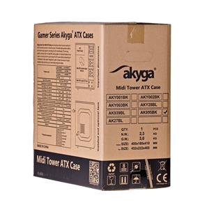 Akyga ' ak995bk PC"ATX Nero Midi Tower Black 3