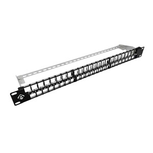 ALANTEC 19 modular 48-port 1U patch panel with support bracket (unpopulated)