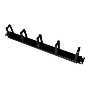 Alantec PK009 cable organizer Wall Cable holder Black 1 pc(s)