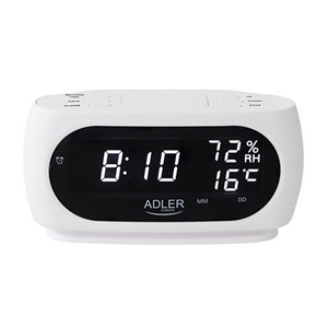 Alarm clock ADLER AD 1186 white
