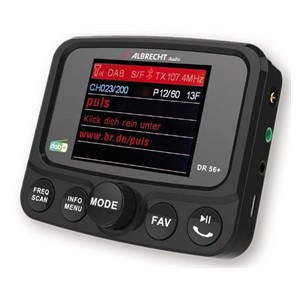 Albrecht DR 56+ DAB+ Car Digital Black