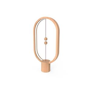 Allocacoc Heng Balance Lamp Ellipse USB Light Wood