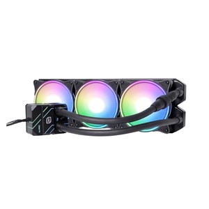 Alphacool Eisbaer Pro Aurora 360 Processor All-in-one liquid cooler 12 cm Black, White 1 pc(s)