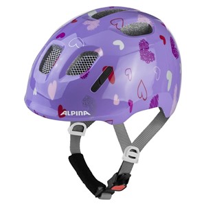 ALPINA XIMO 2 PURPLE HEARTS GLOSS Bike Helmet, Size 49-54