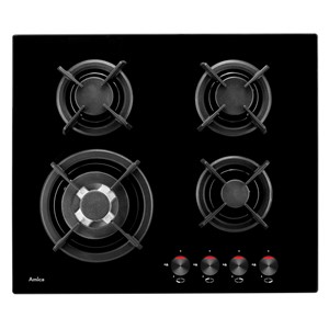 Amica PG6411SR hob Black Built-in Gas 4 zone(s)