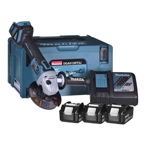 Angle grinder 18V 3x5.0Ah battery DGA513RT3J MAKITA