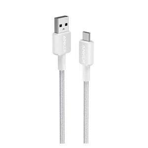 Anker 322 USB-A to USB-C Braided Cable 0.9m White