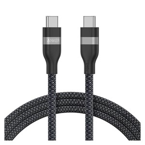 Anker Braided USB-C to USB-C Cable 240 W, 0.9 m, Black