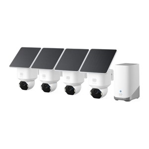 Anker Eufy Security SoloCam E42 set of 4 cameras + HomeBase 3 base + 4 solar panels