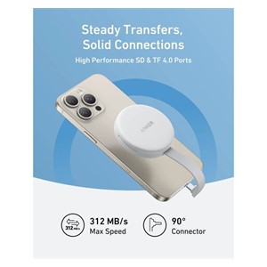 Anker MagGo USB-C Adapter (3-in-1, 10Gbps, for iPhone)