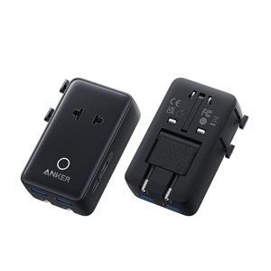 Anker Nano Travel Adapter 5-in-1, 20W, Black