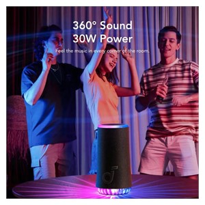 Anker Soundcore Portable Bluetooth Speaker Glow, Black