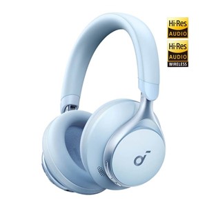 Anker Soundcore Space One Bluetooth Headphones, Blue
