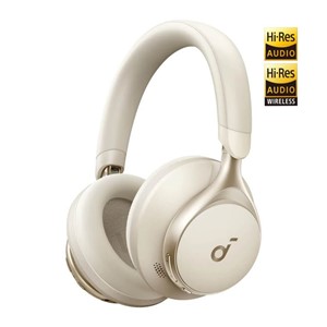 Anker Soundcore Space One Bluetooth headphones, cream