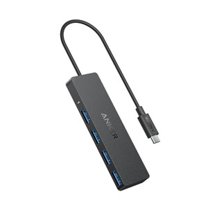 Anker Ultra Slim 4-Port USB-C Hub, Black