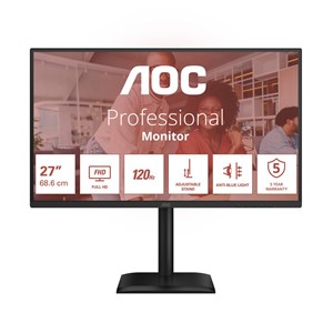 AOC 27E4CV computer monitor 68.6 cm (27) 1920 x 1080 pixels Full HD LED Black