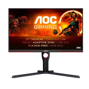AOC G3 Q27G3XMN /BK computer monitor 68.6 cm (27) 2560 x 1440 pixels 2K Ultra HD LED Black, Red