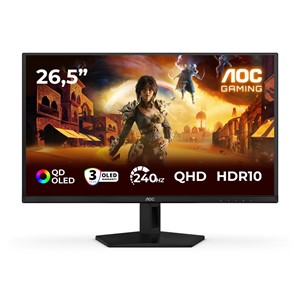 AOC G4 Q27G41ZDF computer monitor 67.3 cm (26.5) 2560 x 1440 pixels Quad HD QD-OLED Black, Red