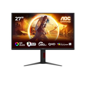 AOC G4 Q27G4ZD computer monitor 68.6 cm (27) 2560 x 1440 pixels Quad HD QD-OLED Black, Red