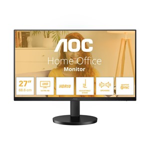 AOC U27B3AF computer monitor 68.6 cm (27) 3840 x 2160 pixels 4K Ultra HD LED Black