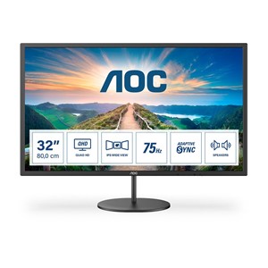 AOC V4 Q32V4 computer monitor 80 cm (31.5) 2560 x 1440 pixels 2K Ultra HD LED Black