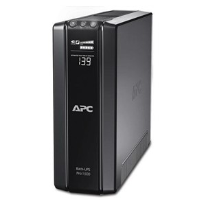 APC Back-UPS Pro, 1500VA /865W, Tower, 230V, 10x IEC C13 outlets, AVR, LCD, User Replaceable Battery