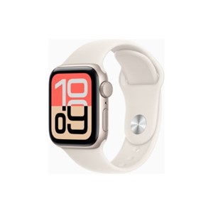 Apple Watch SE (3nd generation) SE 3 GPS 40mm Starlight Aluminium Case with Starlight Sport Band - S /M