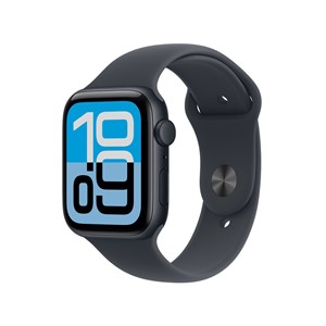 Apple Watch SE (3nd generation) SE 3 GPS 44mm Midnight Aluminium Case with Midnight Sport Band - S /M