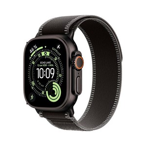 Apple Watch Ultra 3 GPS + Cellular 49mm Black Titanium Case with Black /Charcoal Trail Loop - S /M