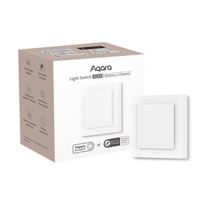 AQARA Smart Light Switch H2 (WS-K07D), 2 buttons - 1 channel