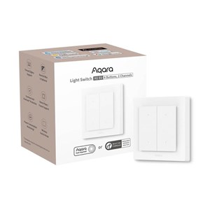 AQARA Smart Light Switch H2 (WS-K08D), 4 buttons - 2 channels