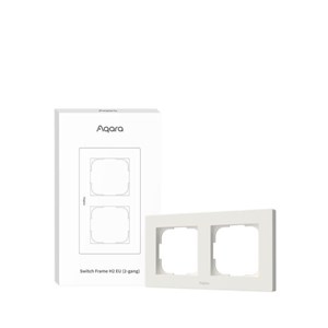 AQARA Switch Frame H2, Double, White