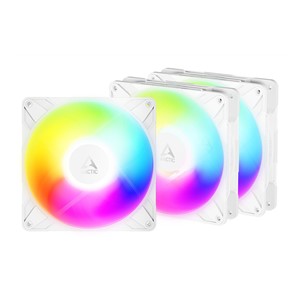 ARCTIC Freezer P14 Pro Reverse A-RGB (White) - 3 Pack - 140 mm A-RGB PWM Fan with Cable Splitter