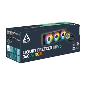 ARCTIC LIQUID FREEZER III PRO 360mm A-RGB water cooling for INTEL /AMD processors (black)