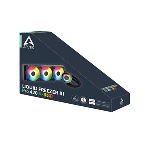 ARCTIC Liquid Freezer III Pro 420 A-RGB Multi Compatible All-in-One CPU Water Cooler with A-RGB