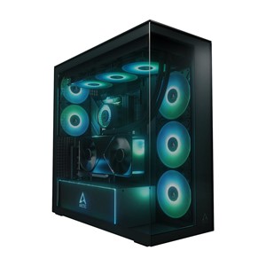 ARCTIC Xtender VG (Black) Premium E-ATX PC Case with Vertical GPU Mounting