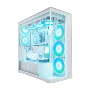 ARCTIC Xtender VG (White) Premium E-ATX PC Case with Vertical GPU Mounting