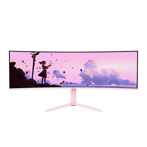 Arozzi Nova 49” Curved computer monitor 124.5 cm (49) 5120 x 1440 pixels Dual QHD LED Pink