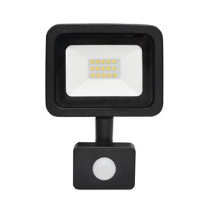 ASALITE LED spotlight 10W 6500K, 800Lm + sensor