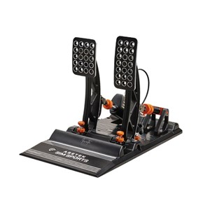 Asetek 40-010-0000001 Gaming Controller Black, Orange, White USB Pedals PC