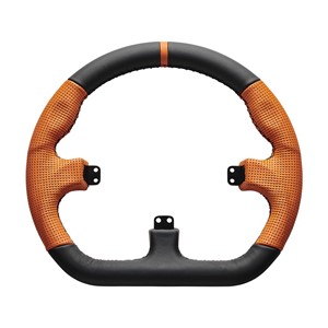 Asetek SimSports GT - rim - closed D, black and orange