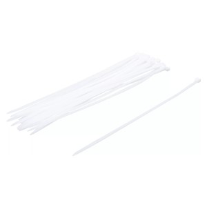 BGS Asortiman kabelskih vezica | bijele | 8,0 - 400 mm | 30-dijelni