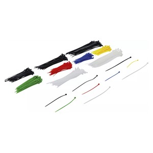 BGS Asortiman kabelskih vezica | u boji | 100 - 150 - 200 mm | 450 kom.