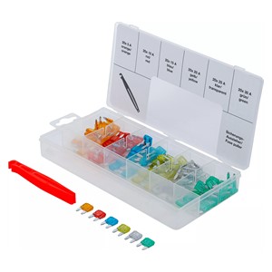 BGS Asortiman osigurača za motorna vozila | mini | 121-dijelni