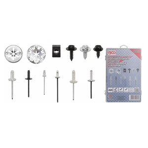BGS Asortiman pričvrsnih spojnica za vozila Audi, VW, Toyota, Mercedes-Benz, BMW | 400-dijelni