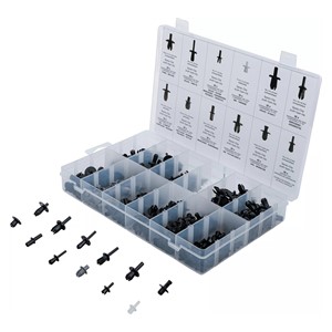 BGS Asortiman pričvrsnih spojnica za vozila VW, Audi, Volvo, Chrysler, Ford, Mercedes-Benz | 350-dijelni