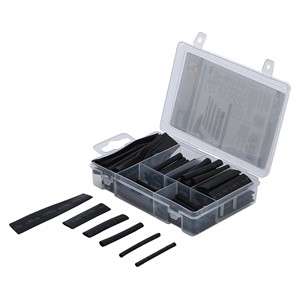 BGS Asortiman termoskupljajućih crijeva | crni | 90 kom.