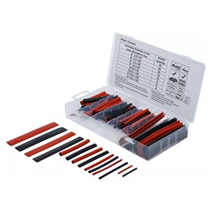 BGS Asortiman termoskupljajućih crijeva | crveni /crni | 150-dijelni