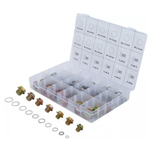 BGS Asortiman vijaka i aluminijskih brtvenih prstena za posudu za ulje | 534-dijelni